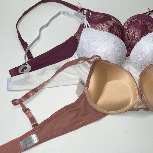 Bundle 3 Pieces 3 Hooks Super Push Up Extreme Double Padded Bombshell Bra. NWT - Picture 13 of 13